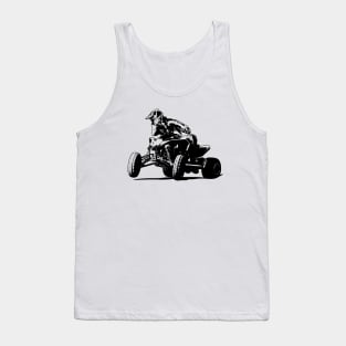 450 SX Quad Sketch Art Tank Top